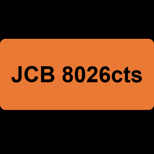 JCB 8026cts